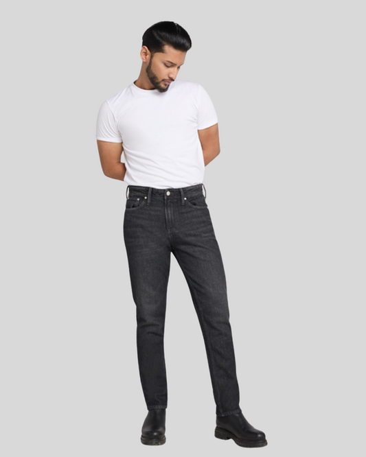Timeless Tapered Jeans – Grey