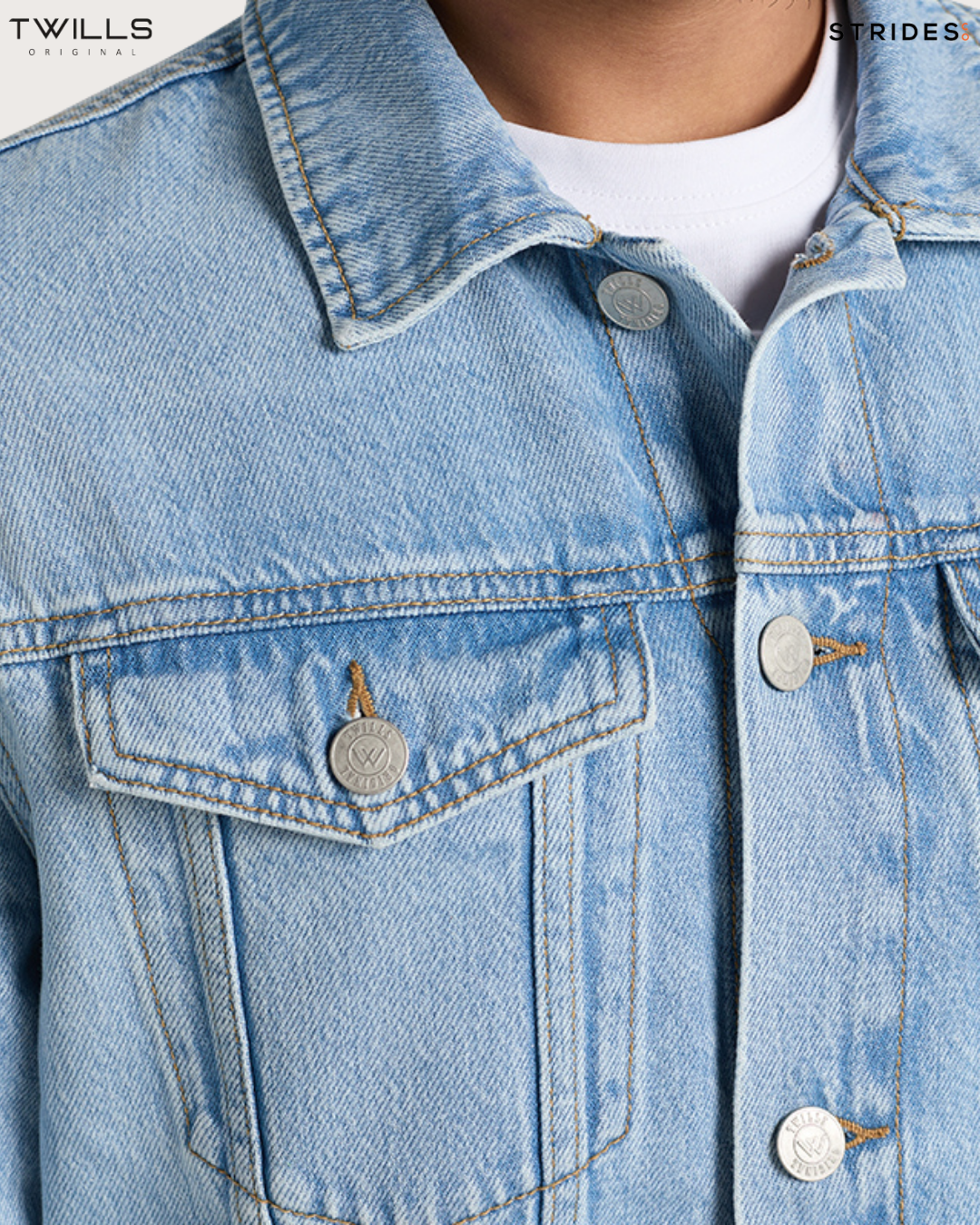 Classic Trucker Denim Jacket - Light Blue