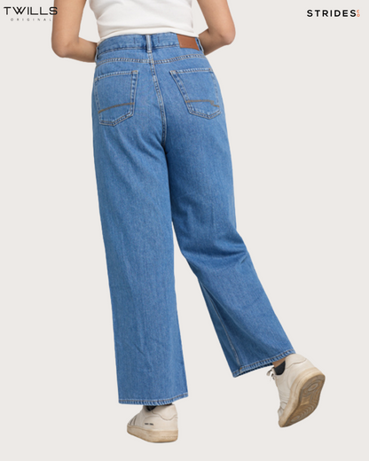 Kris Light Blue Wideleg Jeans
