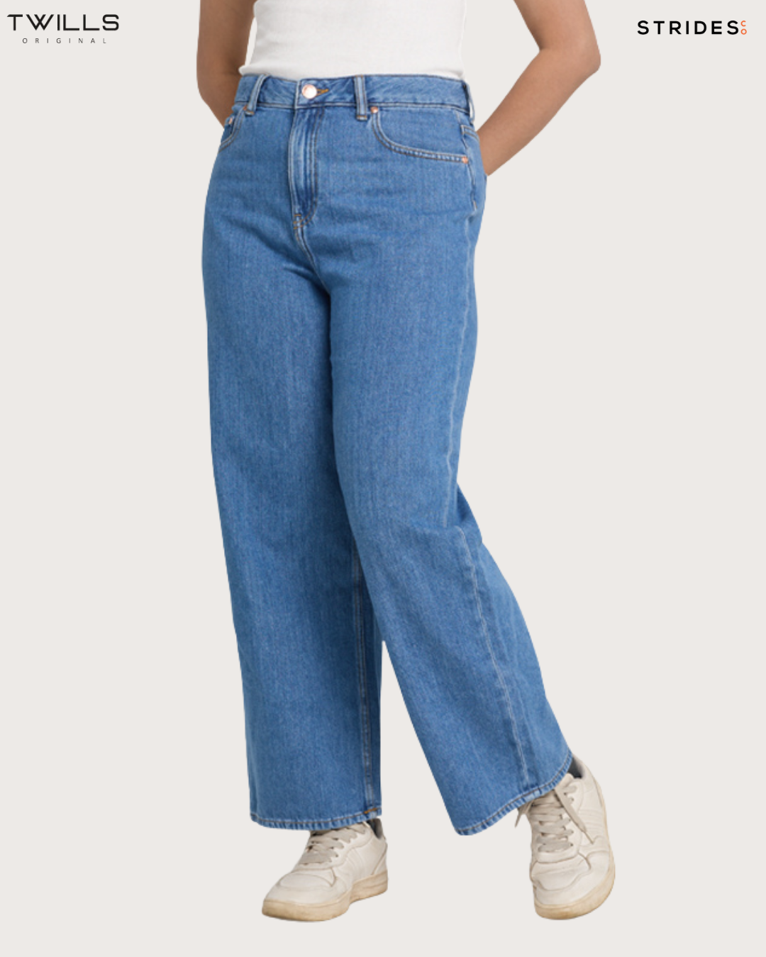 Kris Light Blue Wideleg Jeans