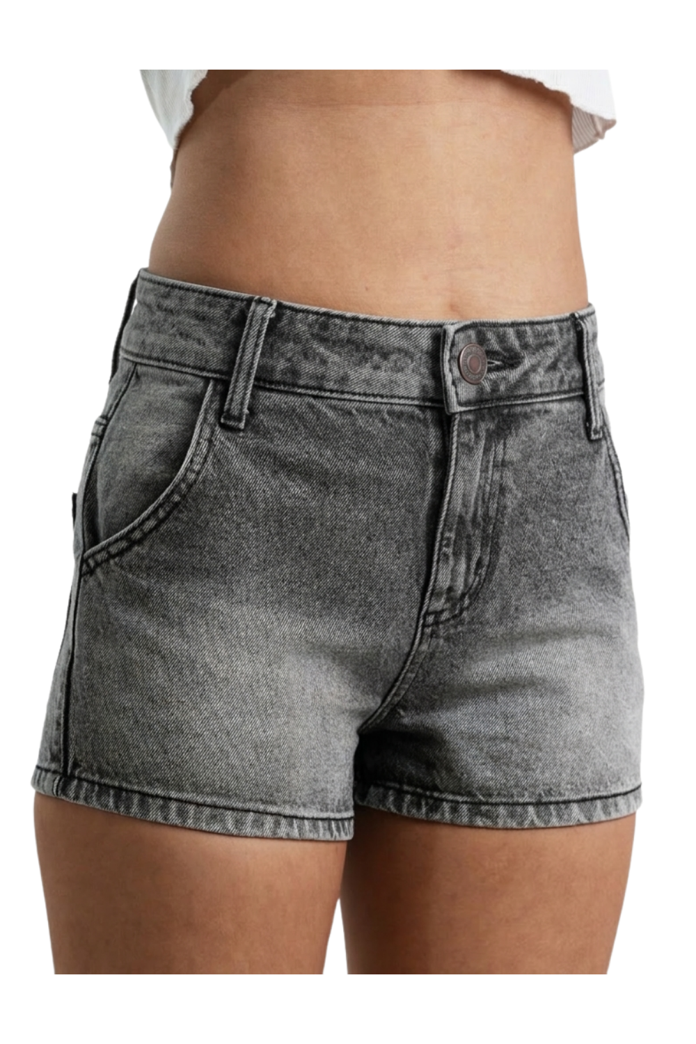 Nicky Black Denim Shorts
