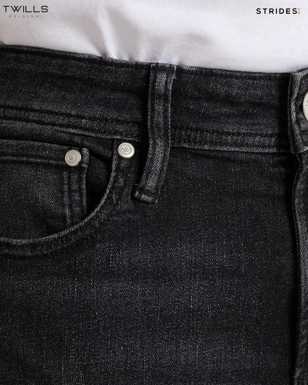Dapper Flex Black Jeans