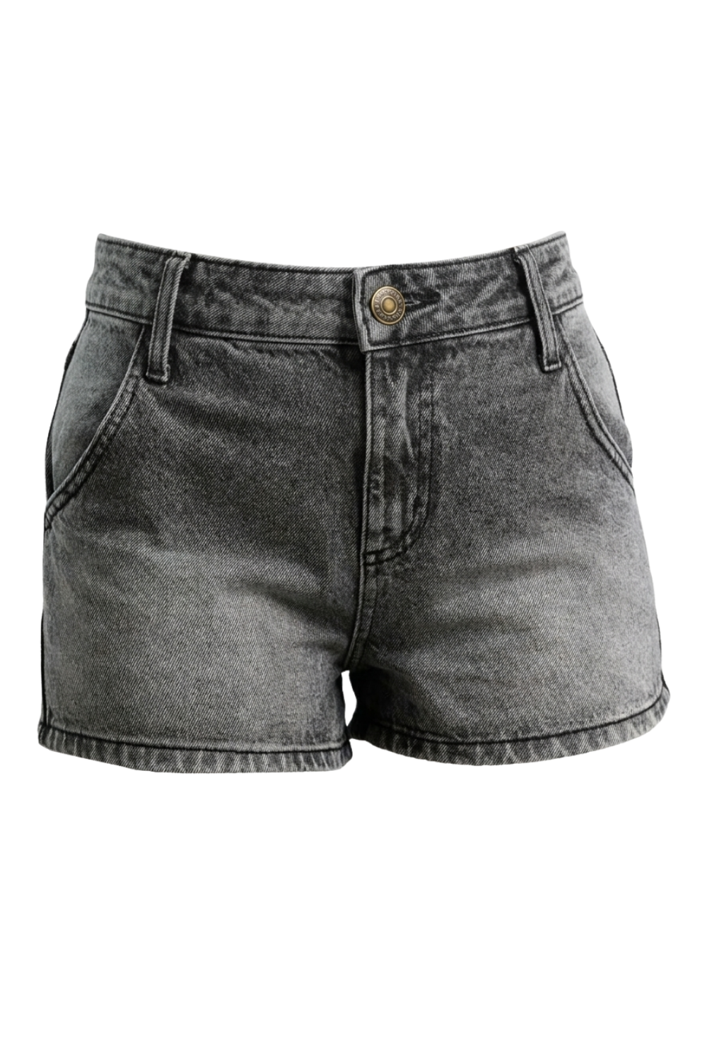 Nicky Black Denim Shorts