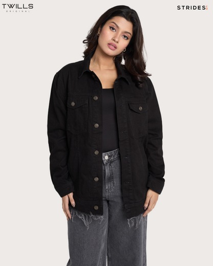 Black Raven Denim Jacket