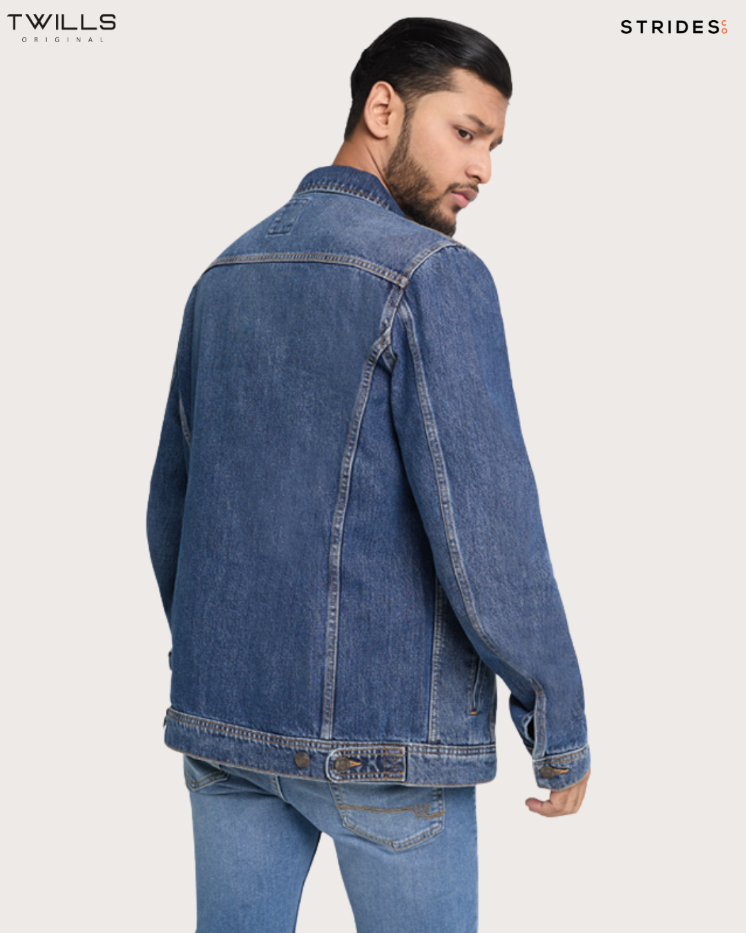 Classic Trucker Denim Jacket - Mid Blue