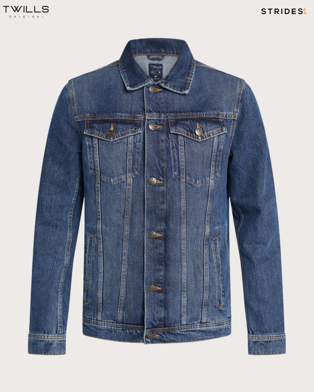 Classic Trucker Denim Jacket - Mid Blue