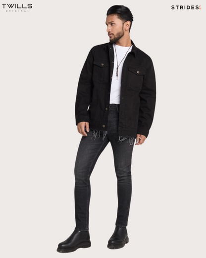 Black Raven Denim Jacket