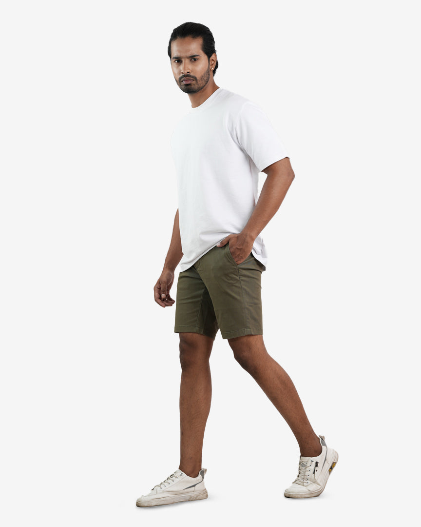 Chino Taupe Shorts