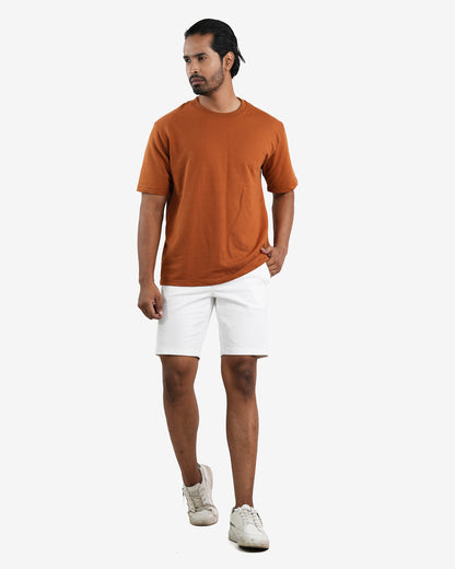 Chino White Shorts