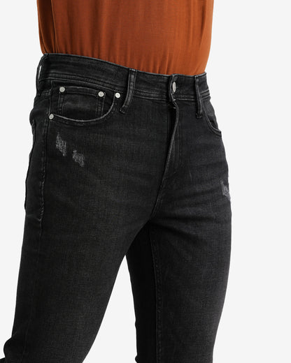 Dapper Flex Black Rugged Jeans