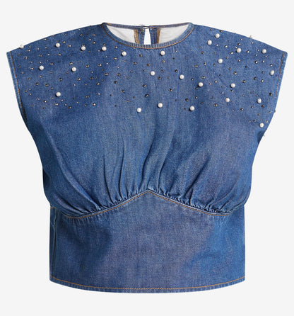 Party Denim Top