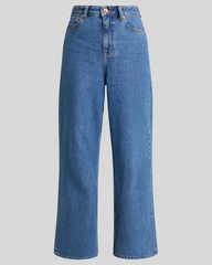 Kris Wideleg Mid Blue Jeans