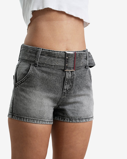 Nicky Black Denim Shorts