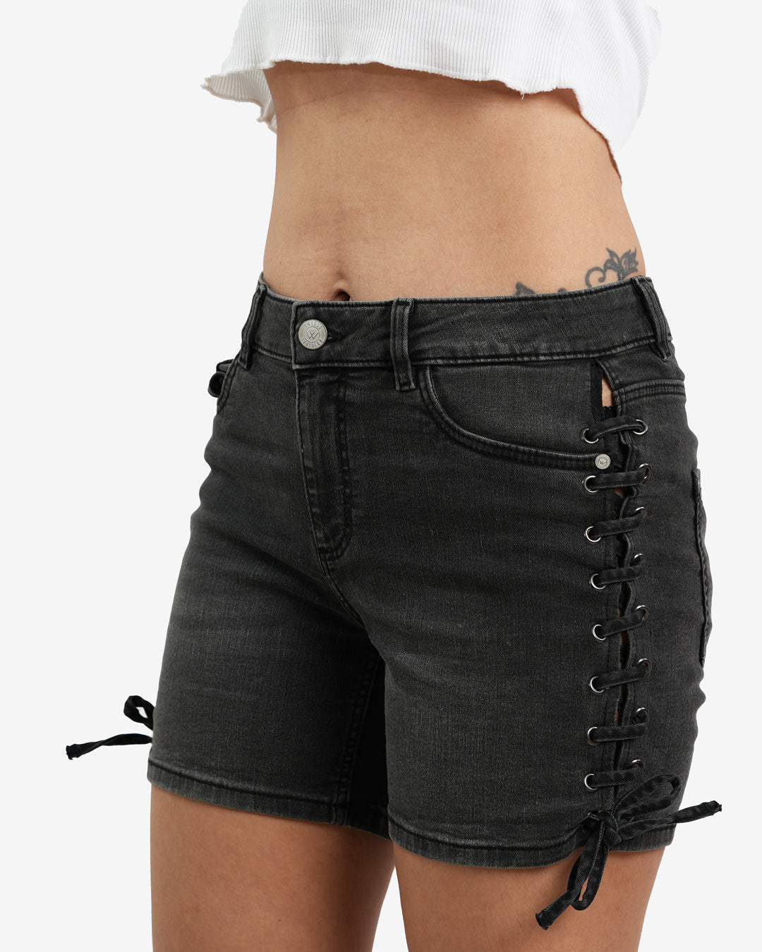 Orky Noire Denim Shorts