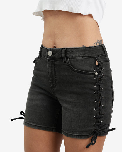 Orky Noire Denim Shorts