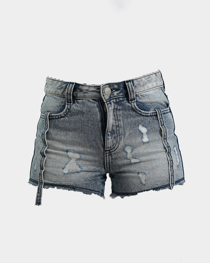 Stacy Blue Denim Shorts