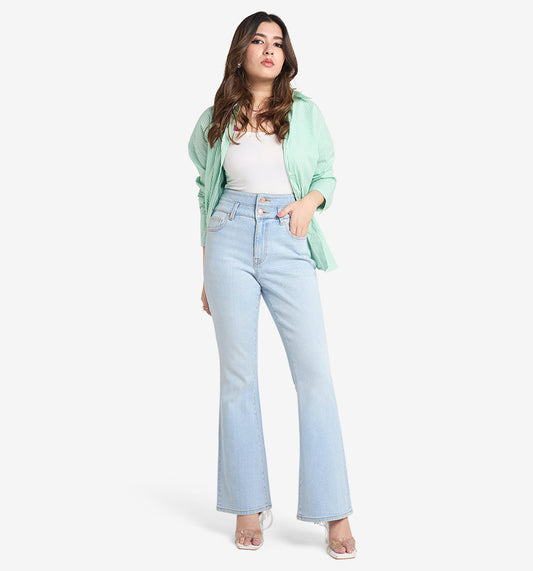 Lana Blue Bootcut Jeans