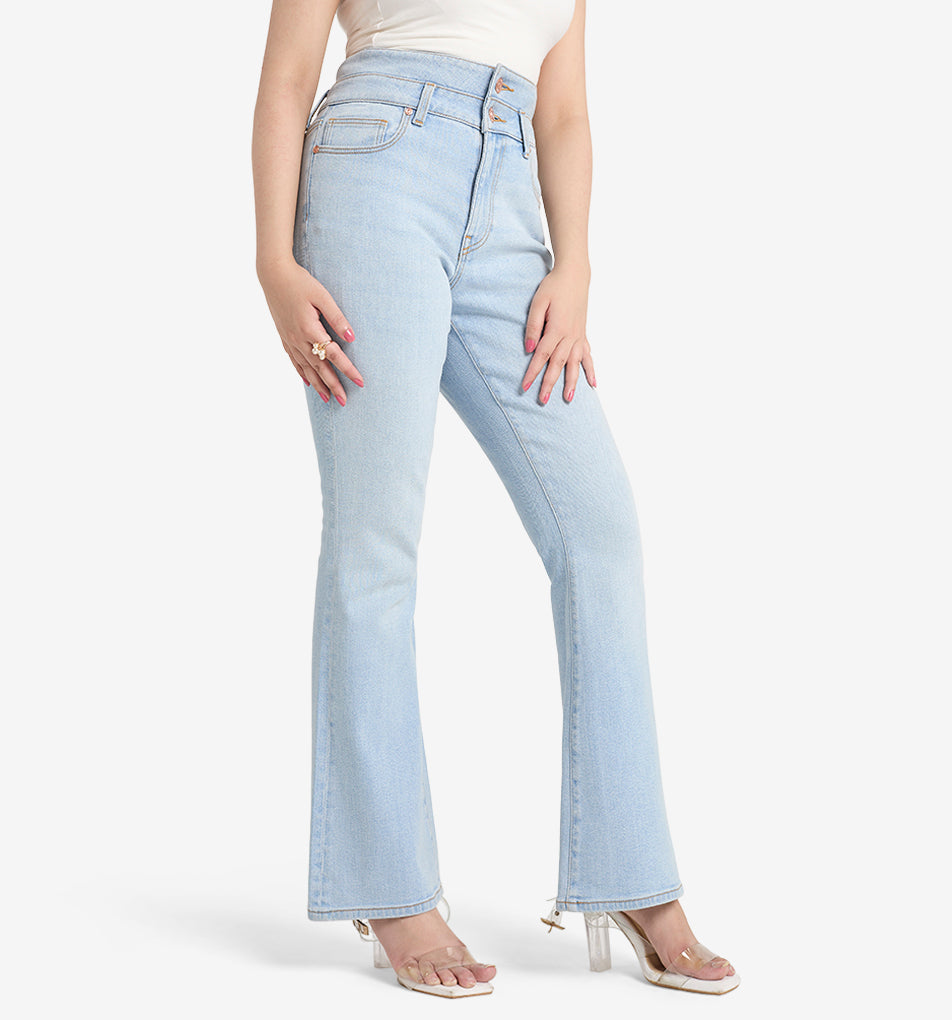 Lana Blue Bootcut Jeans