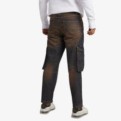 Urban Swagger Brown Denim Cargo Pants