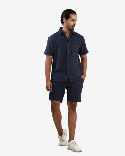 Waffleo Blue Co-ord Set