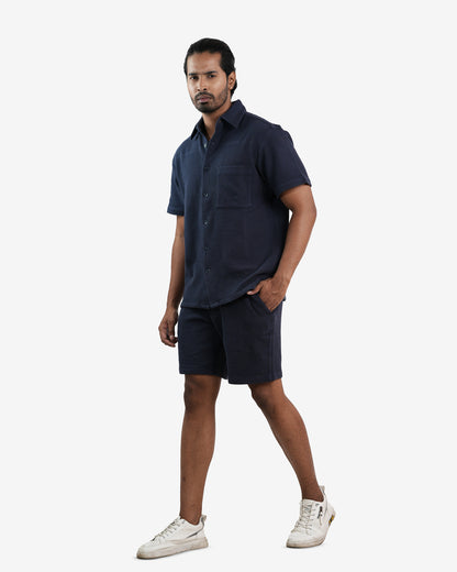 Waffleo Blue Co-ord Set