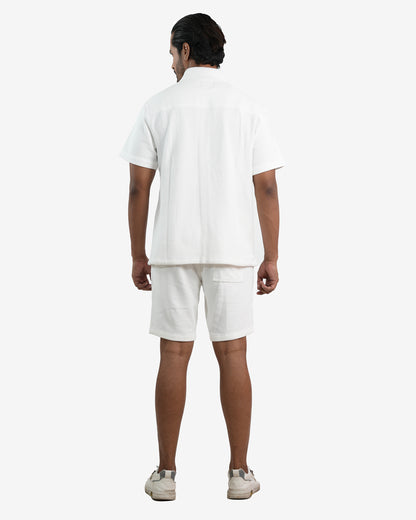 Waffleo White Co-ord Set