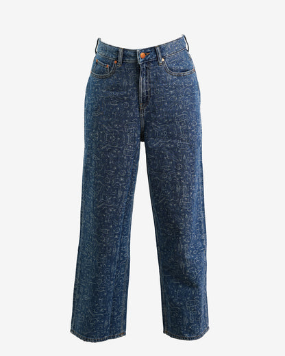 Kris Bohemian Wideleg Jeans