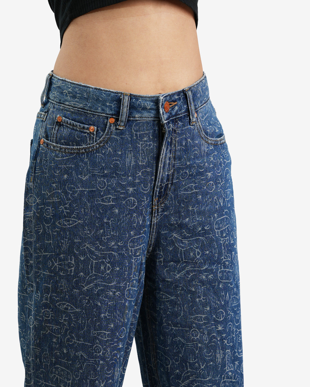 Kris Bohemian Wideleg Jeans