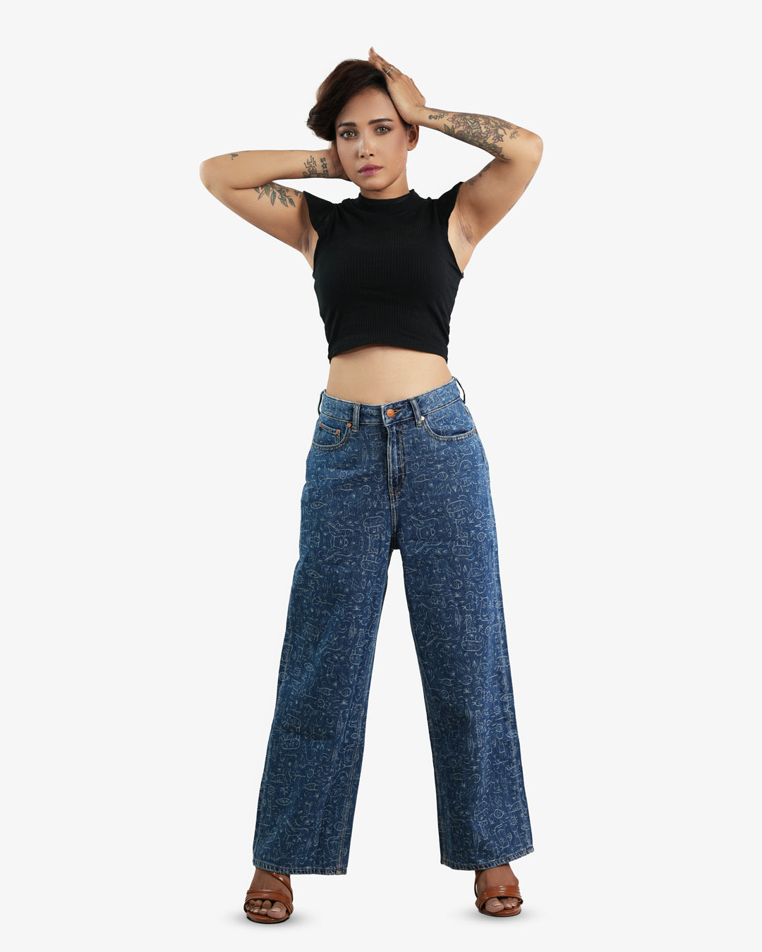 Kris Bohemian Wideleg Jeans