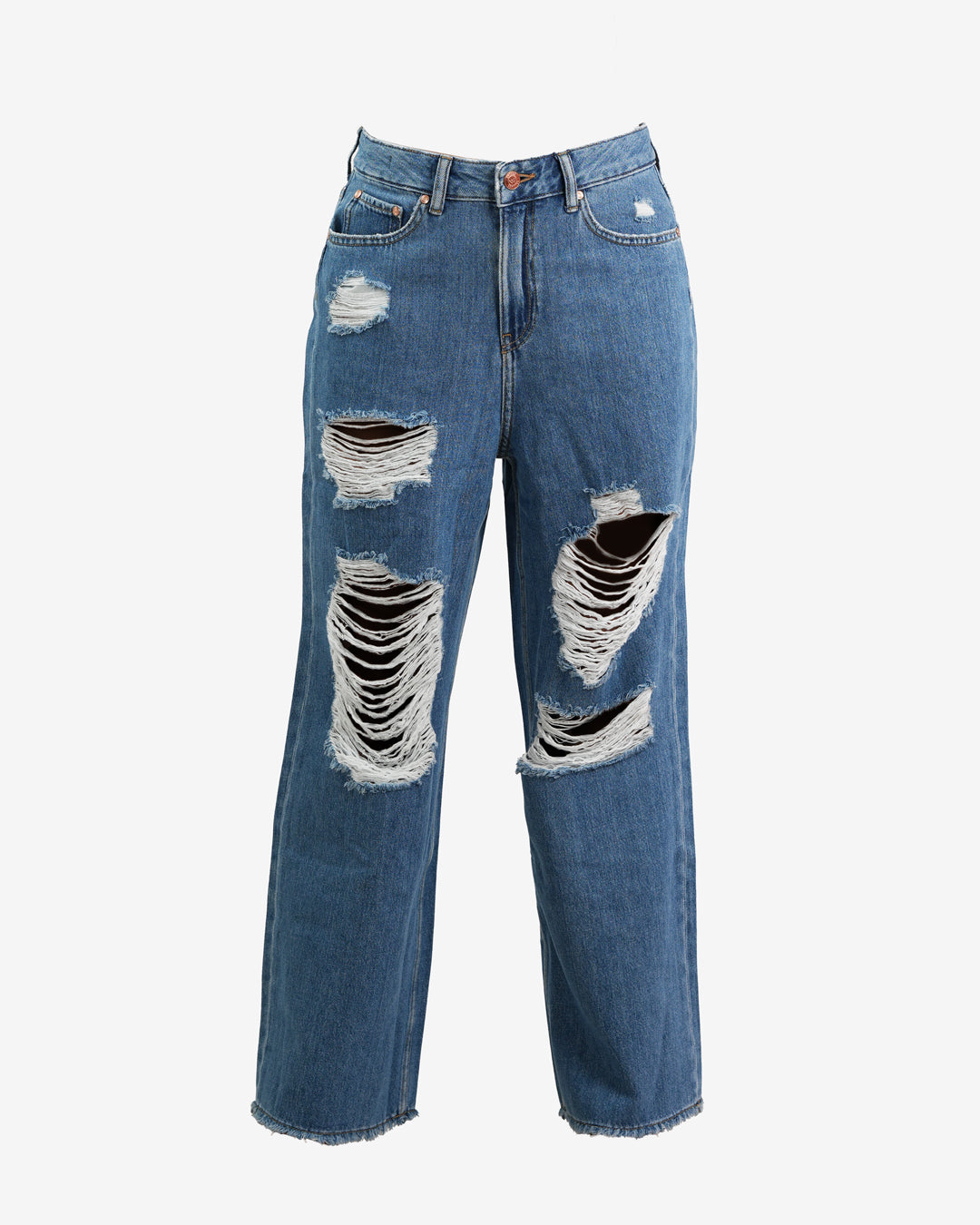 Kris Sunny Freyed  Wideleg Jeans