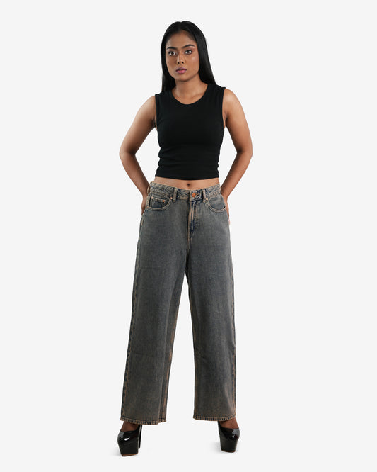 Kris Sandy Wideleg Jeans