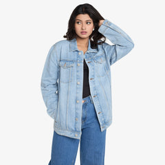 Classic Trucker Denim Jacket - Light Blue