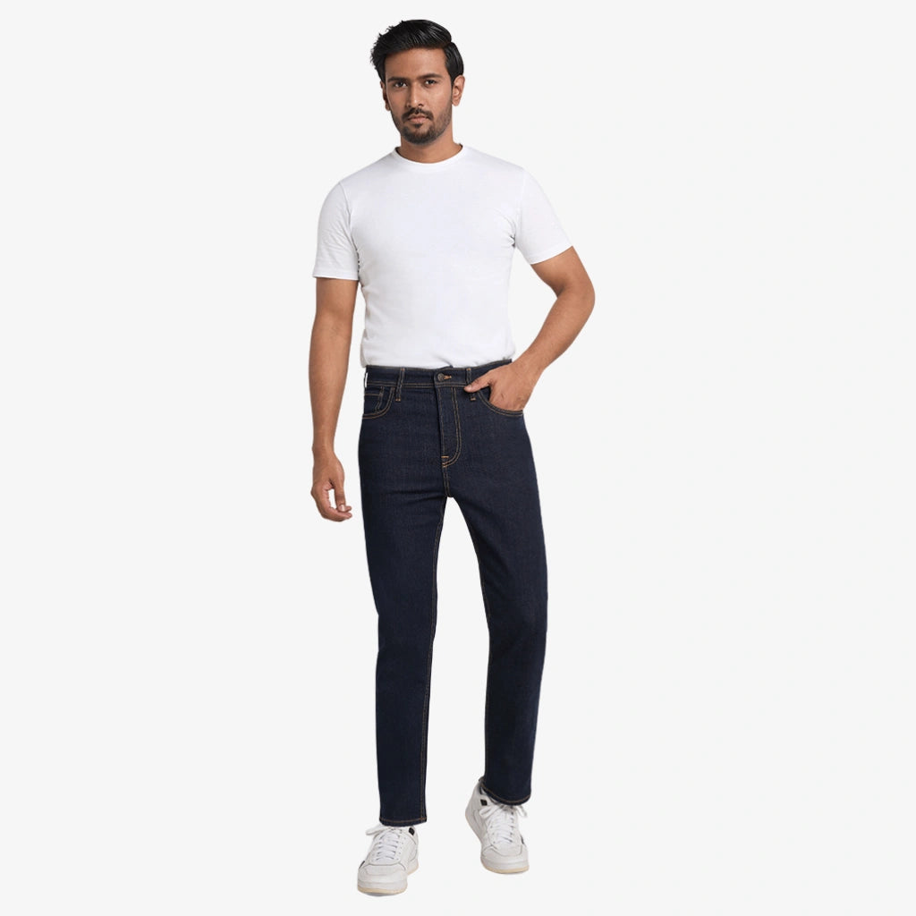 Classic Comfort Jeans - Dark Blue