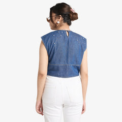 Party Denim Top