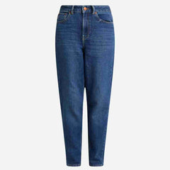 Kylie Mom Dark Blue Jeans