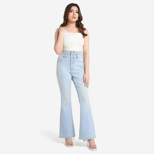 Lana Bootcut Bleue