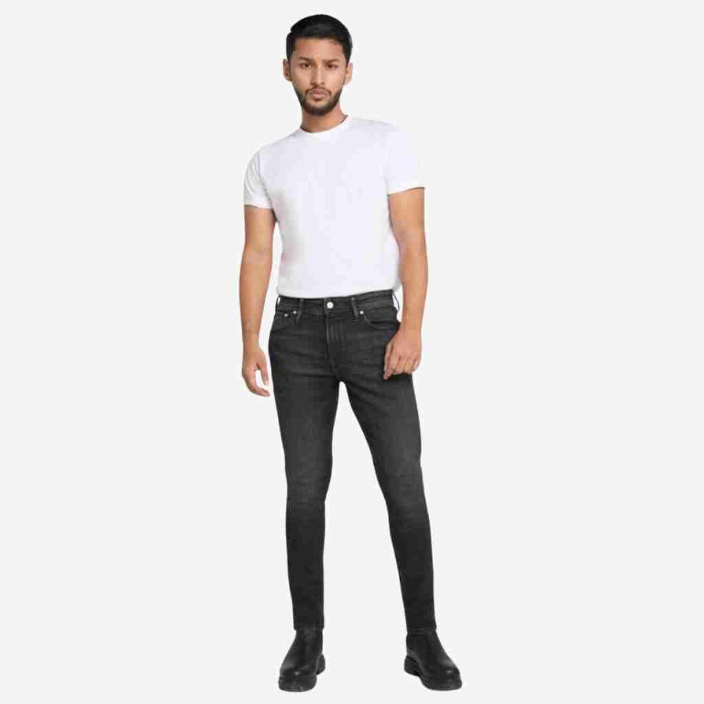 Dapper Flex Mid Black Jeans