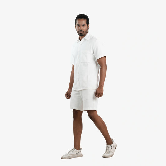 Waffleo White Co-ord Set