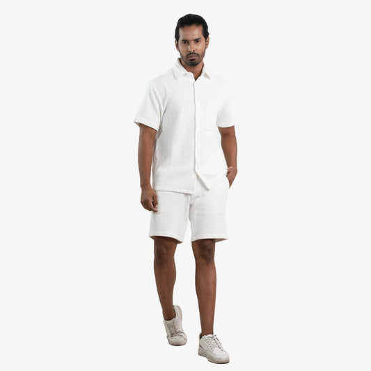 Waffleo White Co-ord Set