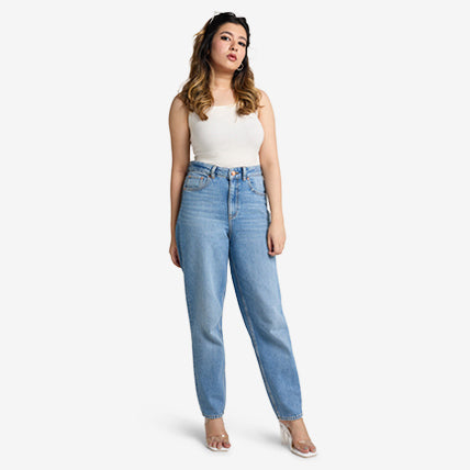 Kylie Light Blue Mom Jeans