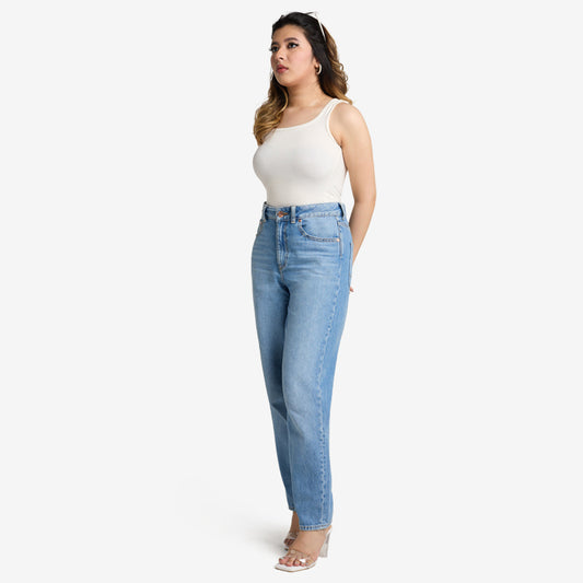 Kylie Light Blue Mom Jeans