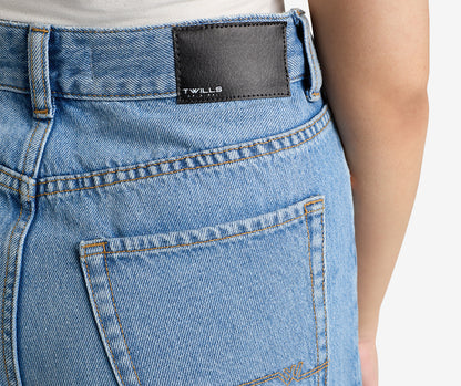 Kylie Light Blue Mom Jeans