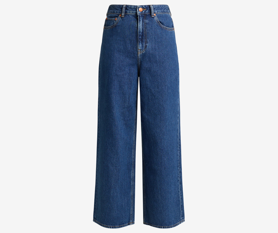 Kris Dark Blue Wideleg Jeans