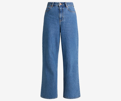 Kris Mid Blue Wideleg Jeans