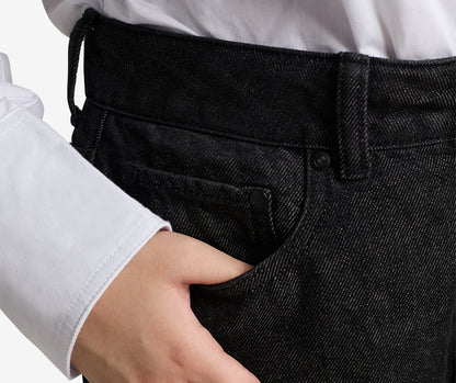 Kylie Graphite Black Mom Jeans