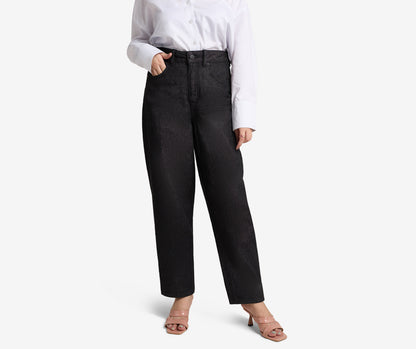 Kylie Graphite Black Mom Jeans